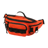 Maxbell Fishing Tackle Bag Carry Case Bag Oxford Adjustable Belt Fishing Bag Camping Orange