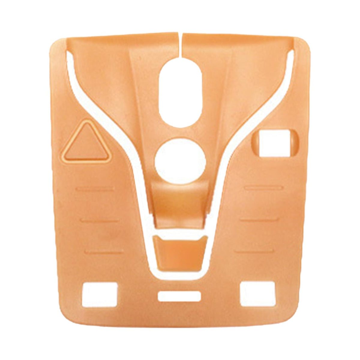 Maxbell Central Control Button Mat Waterproof Decoration Silicone for Byd Atto3 Brown
