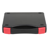 Maxbell Protective Toolbox with Sponge Wear Resistant Lockable for Workplace Outdoor 230mmx180mmx45mm