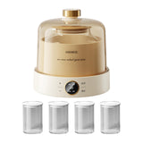 Maxbell Electric Yogurt Machine Glass Inner Container Home Use 1L Greek Yogurt Maker With 4 Cups