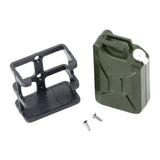 Maxbell Simulated Oil Can 1/10 Climbing Car Model Practical Storage Can RC Fuel Tank green