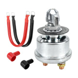 Maxbell Battery Disconnect Switch Battery Cut Off Switch for Boat Vehicle Truck Silver Handle