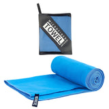 Maxbell Quick Drying Towel Fast Drying Travel Towel for Camping Outdoor Workout Sky Blue