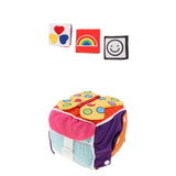 Maxbell Infant Baby Visual Development Cloth Book & Basic Life Skills Cube Set Toy