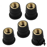 Maxbell 4x5x Windshield Well Nut Parts Replaces Repair Parts Assembly Fairing Fastener Thread M6