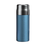 Maxbell Insulated Water Bottle with Lid Hammered Drinkware for Office Fitness Father blue