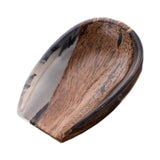 Maxbell Coffee Bean Dosing Cup Wood Resin Cha He Tea Vessel for Office Tea Room Home Color A