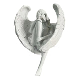 Maxbell Maxbell Angel Statue Hand Carved Centerpieces Angel Sculpture for Porch Yard Desktop