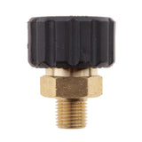 Maxbell Male 1/4 To Female M22x1.5 Socket 14mm Hole Brass Pressure Washer Fitting - Aladdin Shoppers