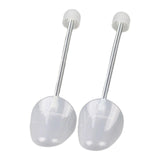 Maxbell 2Pcs Shoe Tree Shoe Shapers to Keep Shoes Shape for Sneakers Boots Men Women clear