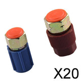 Maxbell 20xAC Quick Couplers Connectors High Low Side Port Adapter Retrofit R12 to R134