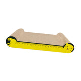 Maxbell Cat Scratchers Cardboard 2 in 1 Pet Bed Cat Scratch Pad for Indoor Cats Play yellow