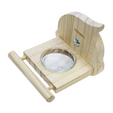 Maxbell Bird Feeding Dish Cups Container Cage Water Bowl for Parrot Budgie Lovebirds 12cmx11cm