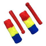 Motorcycle Handlebar Grip, Anti-Slip Rubber, Universal Brake Lever Cover Red Yellow Blue Grips+Brake