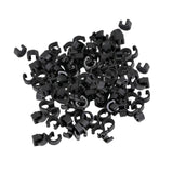 Maxbell 500Pcs Bike C Clip Clamps Easy Installation Stable Mountain Bike Line Clamps