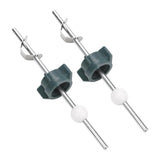 Maxbell 2Pcs Sink Drain Lift Rod Drain Stopper Assembly for Home Hotel Vanity Vessel without raw tape