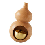 Maxbell Gourd Shopkeepers Bell Ornament Decoration for Store Refrigerators Barn Door Light Brown