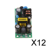 Maxbell 12xAC-DC 12V 500mA Buck Converter Isolation LED Bare Plate Power Supply Module