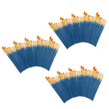 150 Piece Wood Nylon Hair Painting Brush for Watercolor Acrylic Oil Painting