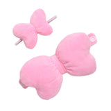 Maxbell 2x Fashion Dolls Bow Wing with Hairband Costume for 15-17cm Dolls Boy Dolls Pink