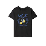Maxbell Maxbell Womens T Shirt Summer Outfits Tee for Vacation Work Daily Wear M Black