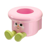 Maxbell Toothbrush Holder Wall Mounted Bathroom Organizer for Hotel Home Accessories Pink