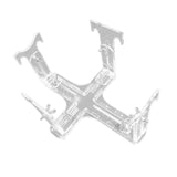 Maxbell Aircraft Model Spray Painting Rack Clear Hobby Model Display Base for Office 25.5cmx18.5cm