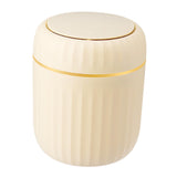 Maxbell Desktop Small Trash Can Modern Wastebasket Dispenser for Dorm Office Bedroom Yellow