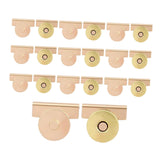 10 Pair Snaps Button Fastener Supplies Removable Handbags Snaps Bag Hardware Gold