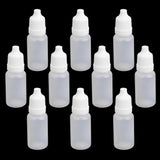 Maxbell 4x10x Empty Squeezable Dropper Bottle Screw Cap for Eye Drops Lab Liquid 10ml