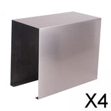Maxbell 4xHandbag Shoe Display Stand Rack Stainless Steel for Home Restaurants Parties Long and Tall