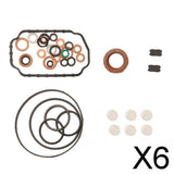 Maxbell 6xRepair Kit Diesel Fuel Pump High Pressure Rubber Gaskets Reseals 1467010059