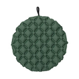 Maxbell Inflatable Seat Cushion Folded Office Chair Cushion for Floor Concerts Plane Green