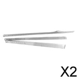Maxbell 2x3pcs Stainless Steel Pedicure Kit Foot Hard Skin File Callus Remover Smooth