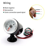 Maxbell Tachometer With Stand Heat Shrink Tubing Blue LED Display For 12V Petrol Car