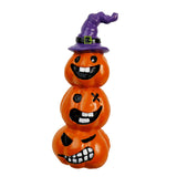 Maxbell Halloween Pumpkin Decoration Resin Pumpkin Figurine for Patio Home Bookshelf Style A