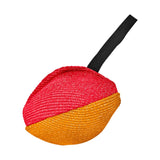 Maxbell Dog Tug Toy Sturdy Lightweight Pull Toy for Pet Small and Medium Dog Chasing red orange