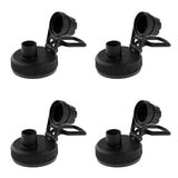 Maxbell 4 Pack Sports Water Bottle Replacement Lid Cap for Wide Mouth Vacuum Bottle