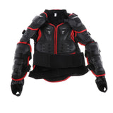 Maxbell Motorcycle Full Body Jacket  Chest Protector  Black + Red XXL