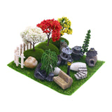 Maxbell Dollhouse Miniature Garedn Set Micro Landscape Ornaments for Micro Landscape