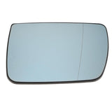 2 PC Left+Right Heated Wing Mirror Glass+2 Line Mirror Stickers for  X5