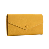 Maxbell Womens Wallet Stylish PU Leather Minimalist Purse for Travel Shopping Dating Yellow