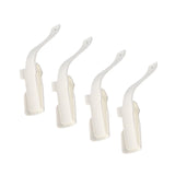 Maxbell 4x Shoe Horn Shoe Spoon Shoe Dressing Aid Boot Horn for Elderly Trainers Men white