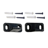 Maxbell 2x2Pcs Door Guides Bottom Track Guide Durable for Living Room Home Wooden Door