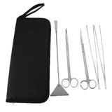 Maxbell Maxbell Aquarium Tools Kit 5 in 1 Stainless Steel Aquatic Plant Tweezers Set Type 2