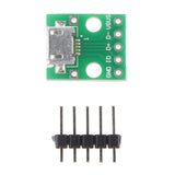 Maxbell Maxbell MICRO USB to DIP Adapter Pin Female Connector B Type Pcb Converter