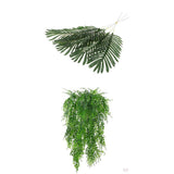 Maxbell 7Pcs Artificial Weeping Ivy Vines Palm Leaves Hanging Decor