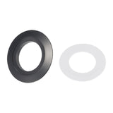Maxbell 38mm to 48mm 58mm Toilet Button Converter Plate Replacement Gasket for Home Black