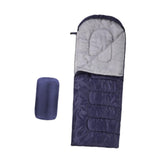Maxbell Envelope Sleeping Bag Portable Camping Sleeping Bag for Travel Spring Hiking Navy