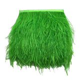 Maxbell 2pcs Ostrich Feather Fringe Trim Costume Sewing Crafts Decorations